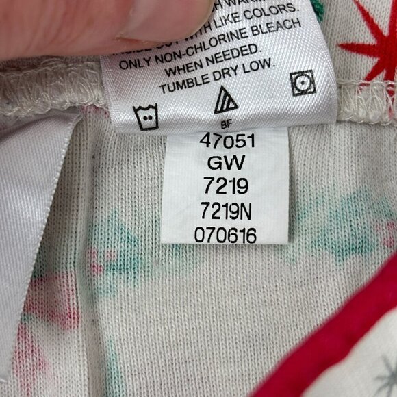 Hanna Andersson x Christmas Mickey Mouse Fair Isle Long John Pajamas 3 - Picture 8 of 9